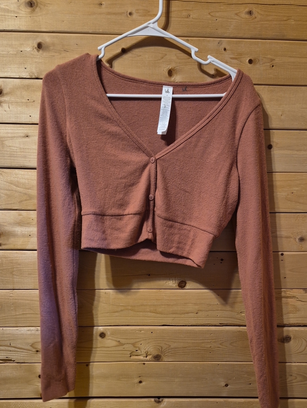 Womens Alo Yoga Me Time Cardigan Crop Size Medium